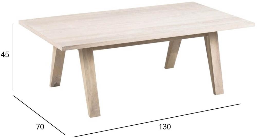 Coffee Table Naples | size: Length: 70cm, Width: 130cm, Height: 45cm | color: Beige | image: 2 | variant: 1005985