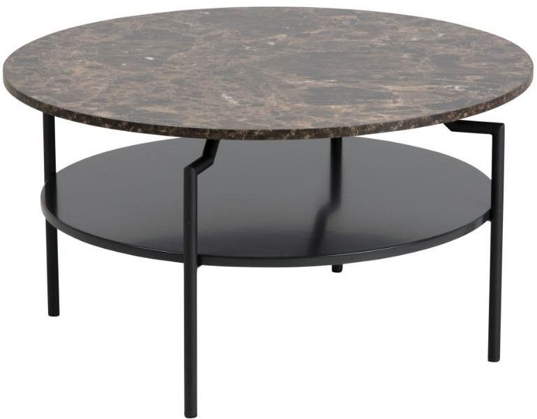 Coffee Table Oslo | size: Length: 80cm, Width: 80cm, Height: 45cm, Diameter: 80cm | color: Black | image: 0 | variant: 1001624