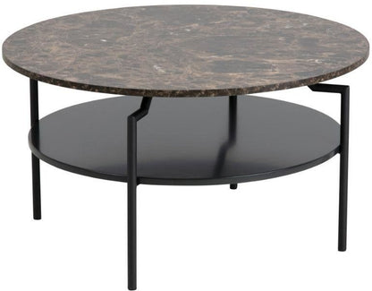 Coffee Table Oslo | size: Length: 80cm, Width: 80cm, Height: 45cm, Diameter: 80cm | color: Black | image: 0 | variant: 1001624