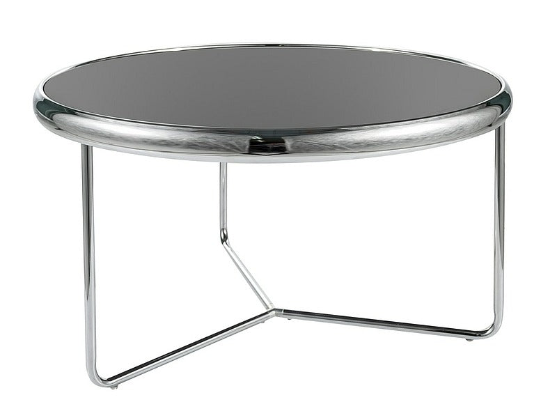 Coffee Table Scarlet Kolor | size: Length: 74cm, Width: 74cm, Height: 40cm, Diameter: 74cm | color: Black/Grey | image: 1 | variant: 1006913