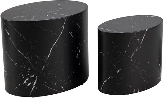 Coffee Table Trondheim | size: Length: 33cm, Width: 48cm, Height: 40cm | color: Black | image: 1 | variant: 1001636