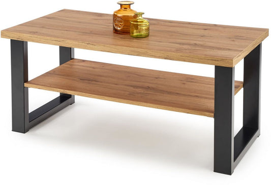 Coffee Table Venom 1 | size: Length: 60cm, Width: 120cm, Height: 55cm | color: Black/Oak | image: 0 | variant: 1012563