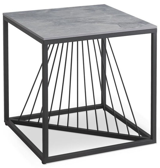 Coffee Table West Aarhus | size: Length: 55cm, Width: 55cm, Height: 55cm | color: Black/Grey | image: 1 | variant: 1007490