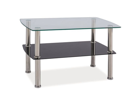 Coffee Table West Algiers | size: Length: 75cm, Width: 75cm, Height: 45cm | color: Transparent | image: 1 | variant: 1007661