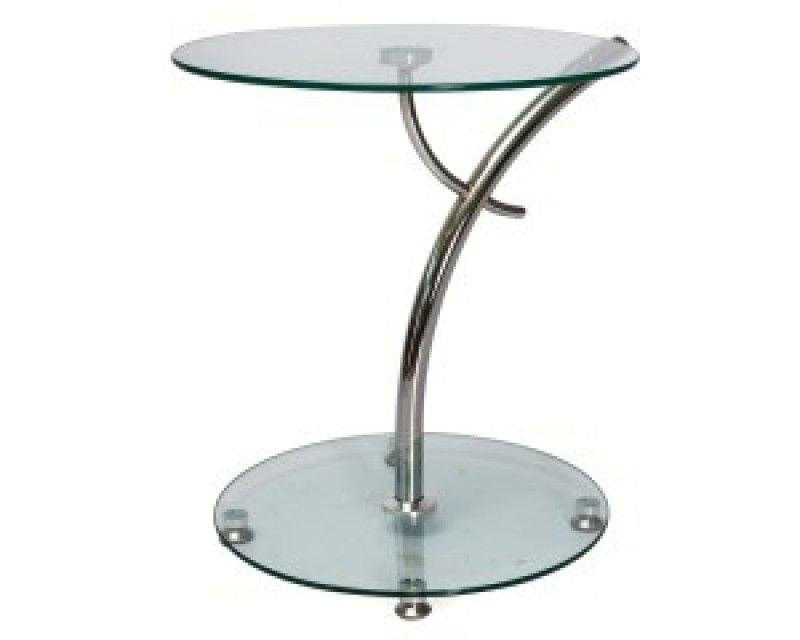 Coffee Table West Baghdad | size: Length: 50cm, Width: 50cm, Height: 55cm, Diameter: 50cm | color: Transparent | image: 1 | variant: 1007651