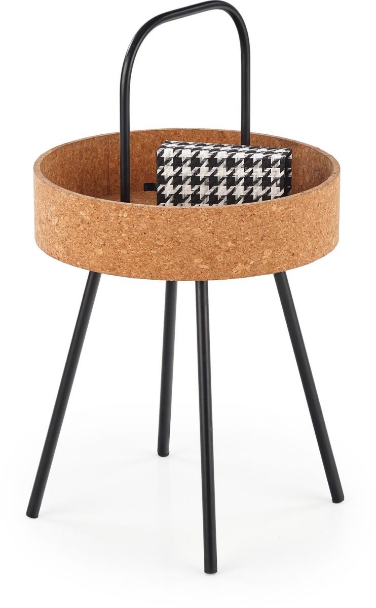 Coffee Table West Banbury | size: Length: 38cm, Width: 38cm, Height: 67cm, Diameter: 38cm | color: Black | image: 1 | variant: 1007148