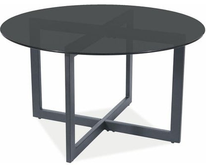 Coffee Table West Belluno | size: Length: 80cm, Width: 80cm, Height: 42cm, Diameter: 80cm | color: Black | image: 1 | variant: 1007835