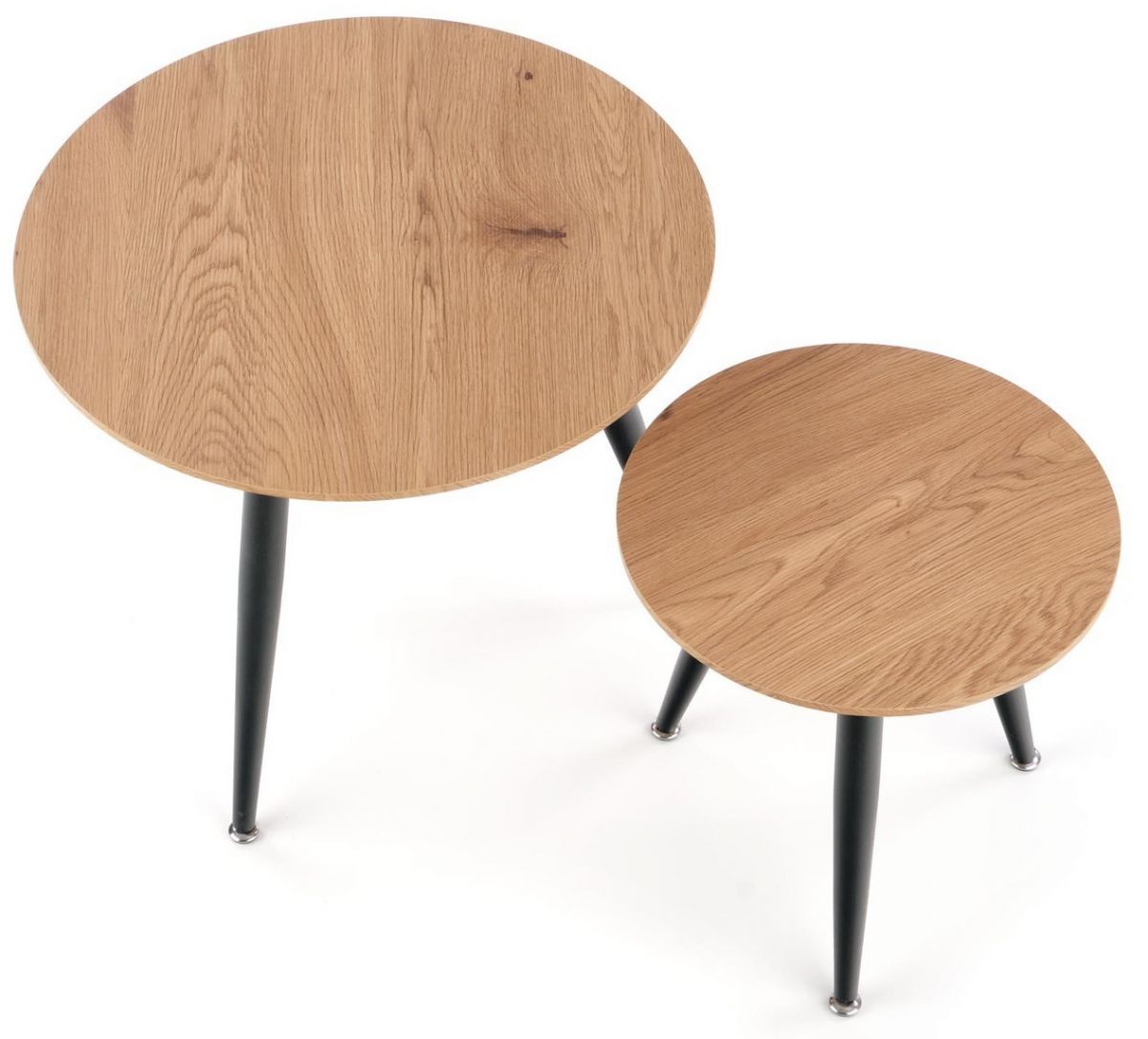 Coffee Table West Bicester | size: Length: 59cm, Width: 59cm, Height: 48cm, Diameter: 59cm | color: Black | image: 2 | variant: 1007149