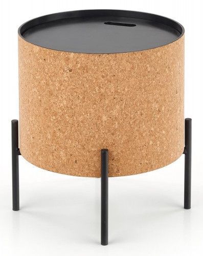 Coffee Table West Burford | size: Length: 38cm, Width: 38cm, Height: 43cm, Diameter: 38cm | color: Black | image: 4 | variant: 1007151