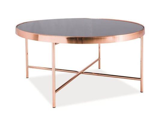 Coffee Table West Cairo | size: Length: 82cm, Width: 82cm, Height: 40cm, Diameter: 82cm | color: Black | image: 1 | variant: 1007660