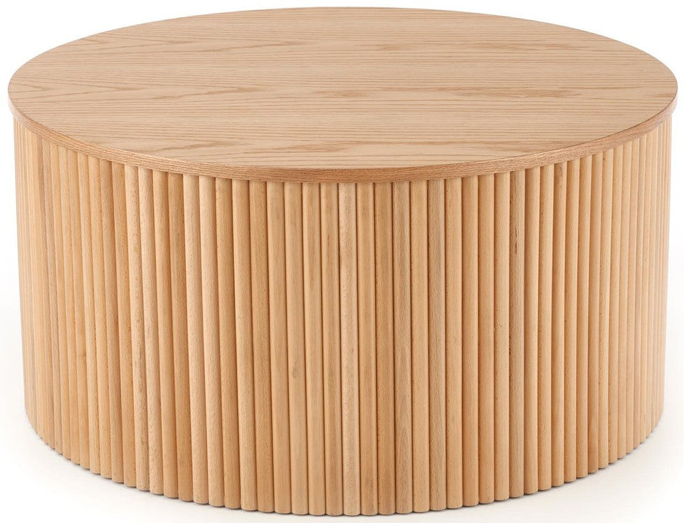 Coffee Table West Copenhagen | size: Length: 80cm, Width: 80cm, Height: 41cm, Diameter: 80cm | color: Brown | image: 1 | variant: 1007489