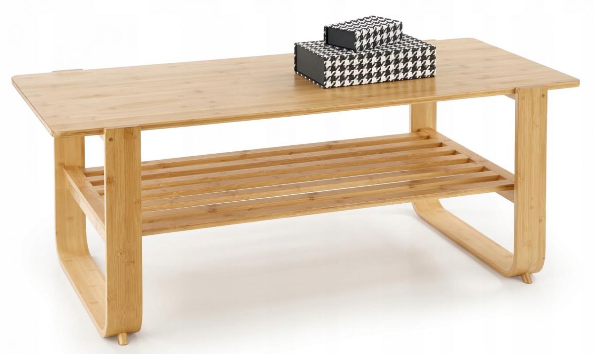 Coffee Table West Corby | size: Length: 57cm, Width: 120cm, Height: 46cm | color: Brown | image: 1 | variant: 1007142