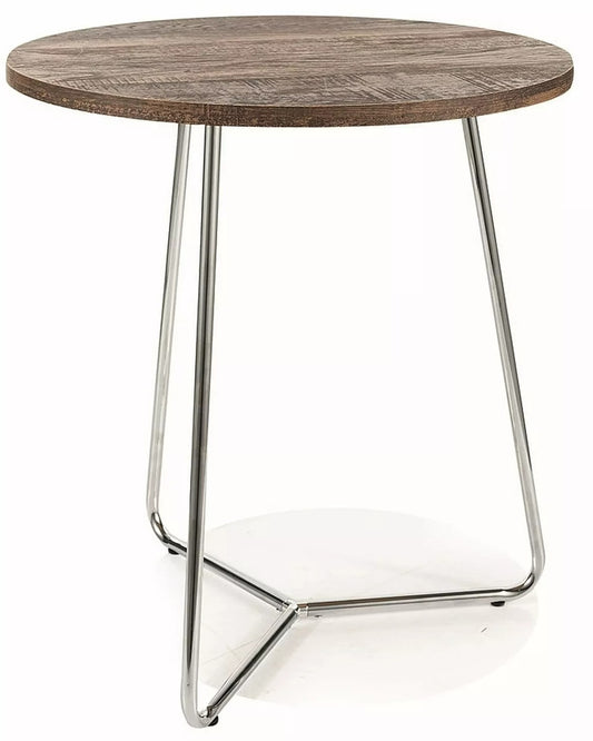 Coffee Table West Hong Kong | size: Length: 45cm, Width: 45cm, Height: 50cm, Diameter: 45cm | color: Brown | image: 0 | variant: 1007994