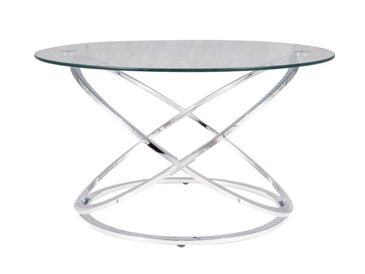 Coffee Table West Islamabad | size: Length: 80cm, Width: 80cm, Height: 46cm, Diameter: 80cm | color: Transparent | image: 1 | variant: 1007648