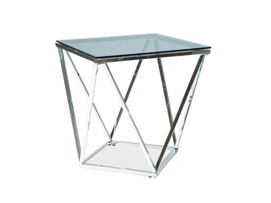 Coffee Table West Kabul | size: Length: 50cm, Width: 50cm, Height: 53cm | color: Transparent | image: 1 | variant: 1007646