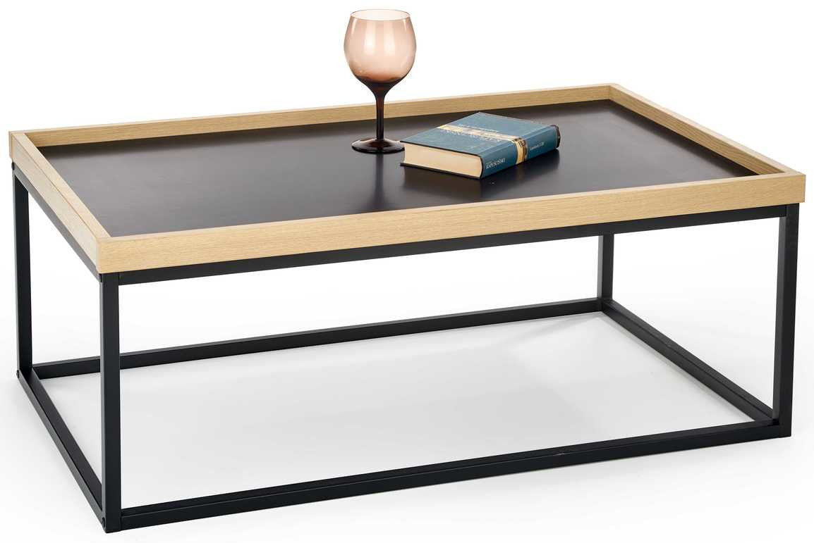 Coffee Table West Kolding | size: Length: 60cm, Width: 100cm, Height: 39cm | color: Black | image: 2 | variant: 1007495