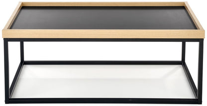 Coffee Table West Kolding | size: Length: 60cm, Width: 100cm, Height: 39cm | color: Black | image: 4 | variant: 1007495