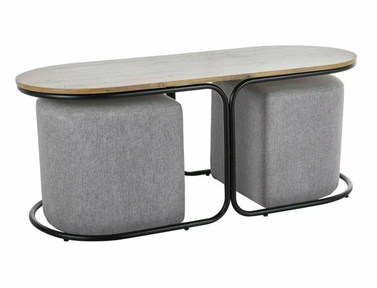 Coffee Table West Kyoto | size: Length: 50cm, Width: 120cm, Height: 49cm | color: Oak | image: 1 | variant: 1008008