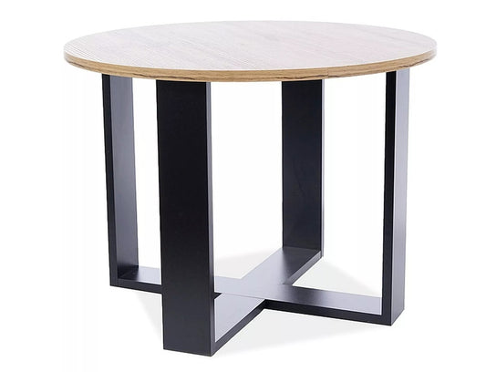 Coffee Table West Lagos | size: Length: 65cm, Width: 65cm, Height: 50cm, Diameter: 65cm | color: Oak | image: 1 | variant: 1008009