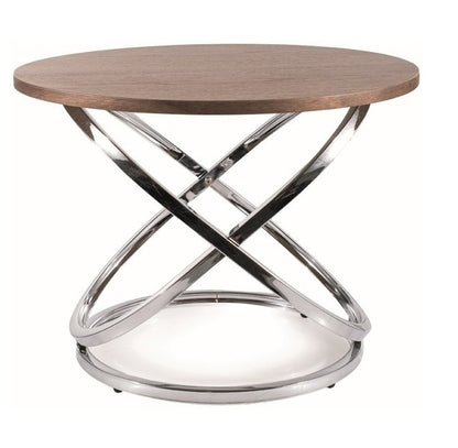Coffee Table West Lima | size: Length: 60cm, Width: 60cm, Height: 45cm, Diameter: 60cm | color: Brown | image: 0 | variant: 1008013