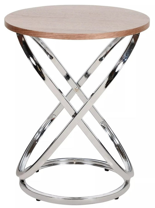Coffee Table West Liverpool | size: Length: 45cm, Width: 45cm, Height: 55cm, Diameter: 45cm | color: Oak | image: 0 | variant: 1008015
