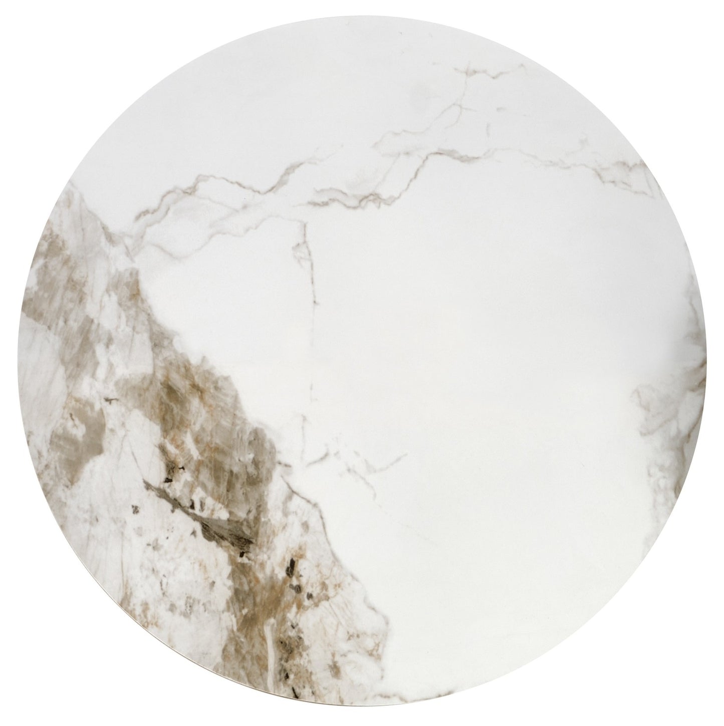 Coffee Table West Llanberis | size: Length: 73cm, Width: 73cm, Height: 37cm, Diameter: 73cm | color: White/Grey/Gold | image: 2 | variant: 1007368