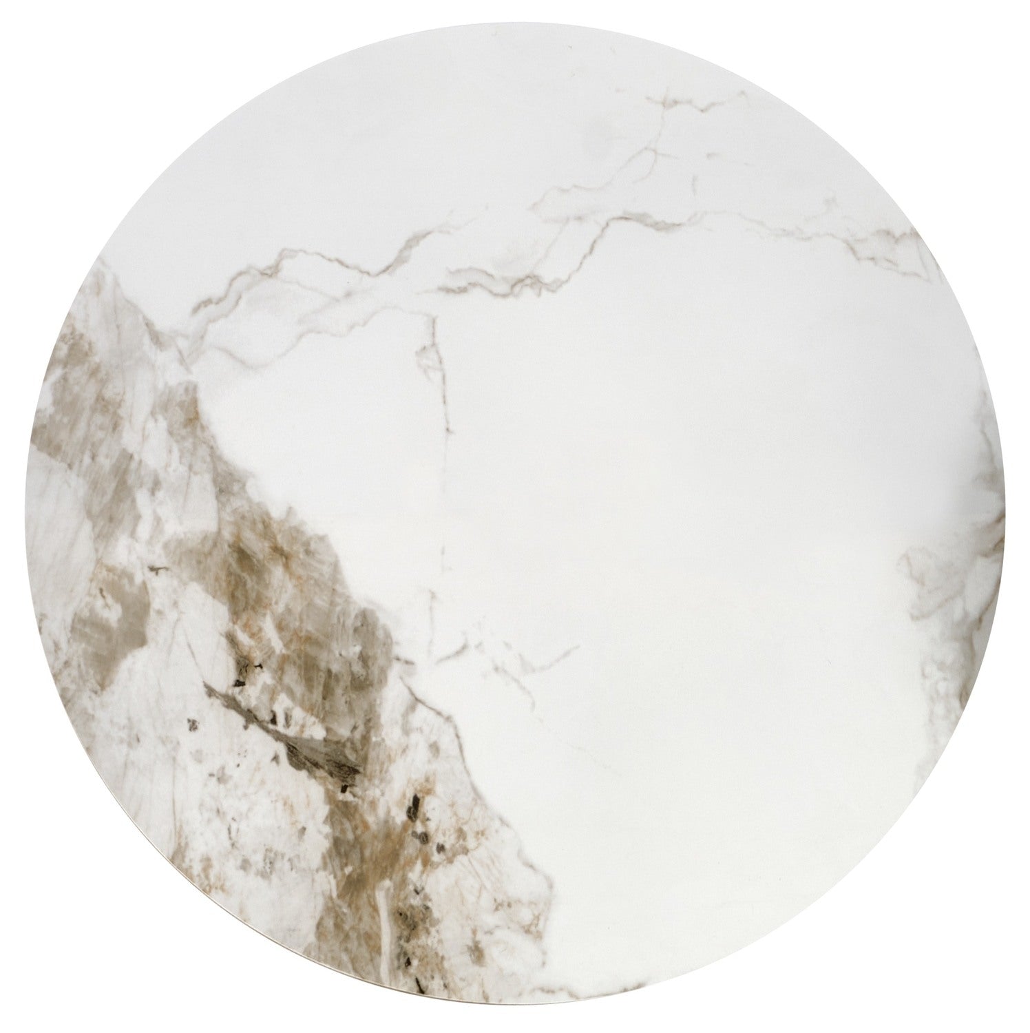 Coffee Table West Llanberis | size: Length: 73cm, Width: 73cm, Height: 37cm, Diameter: 73cm | color: White/Grey/Gold | image: 2 | variant: 1007368
