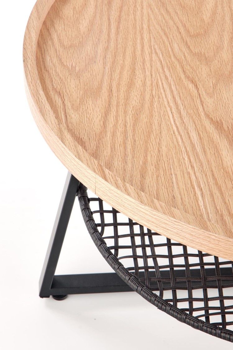 Coffee Table West Market Harborough | size: Length: 80cm, Width: 80cm, Height: 45cm, Diameter: 80cm | color: Brown | image: 2 | variant: 1007140