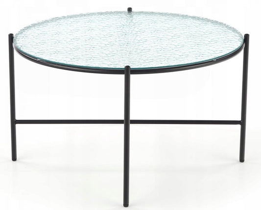 Coffee Table West Northampton | size: Length: 70cm, Width: 70cm, Height: 41cm, Diameter: 70cm | color: Transparent | image: 1 | variant: 1007143