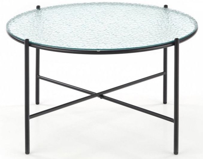 Coffee Table West Northampton | size: Length: 70cm, Width: 70cm, Height: 41cm, Diameter: 70cm | color: Transparent | image: 2 | variant: 1007143
