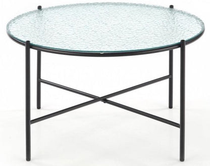 Coffee Table West Northampton | size: Length: 70cm, Width: 70cm, Height: 41cm, Diameter: 70cm | color: Transparent | image: 2 | variant: 1007143