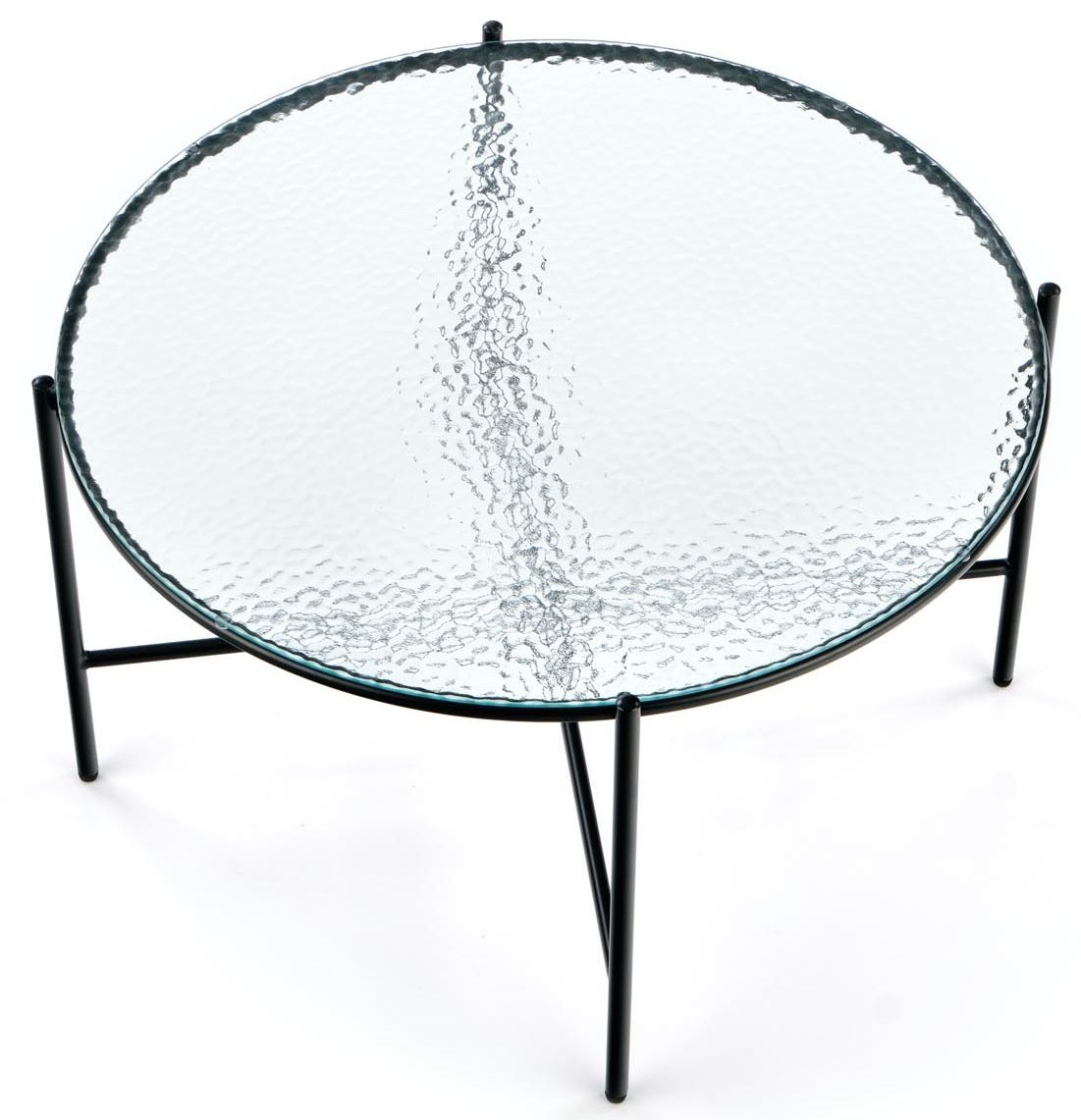 Coffee Table West Northampton | size: Length: 70cm, Width: 70cm, Height: 41cm, Diameter: 70cm | color: Transparent | image: 4 | variant: 1007143
