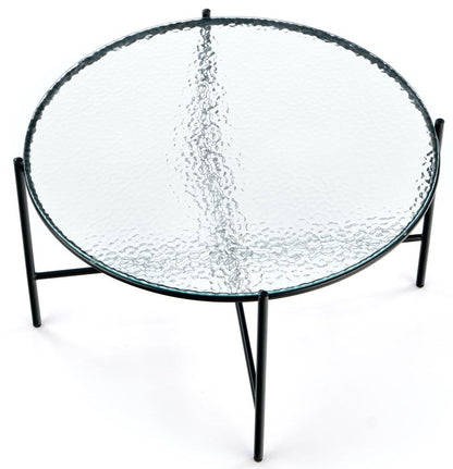 Coffee Table West Northampton | size: Length: 70cm, Width: 70cm, Height: 41cm, Diameter: 70cm | color: Transparent | image: 4 | variant: 1007143