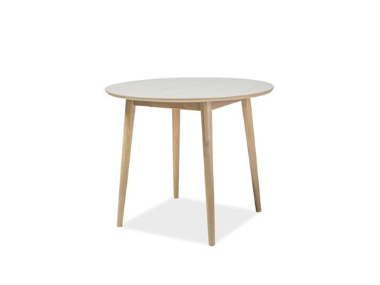 Coffee Table West Pitre | size: Length: 90cm, Width: 90cm, Height: 75cm, Diameter: 90cm | color: Oak | image: 1 | variant: 1007762