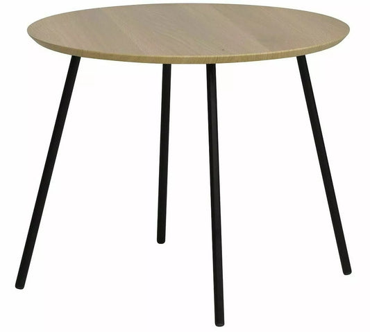 Coffee Table West Quito | size: Length: 55cm, Width: 55cm, Height: 45cm, Diameter: 55cm | color: Oak | image: 0 | variant: 1008045