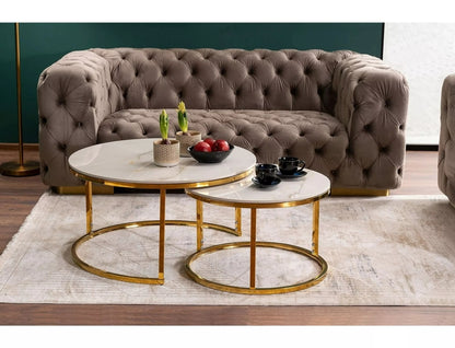 Coffee Table West Rio de Janeiro | size: Length: 60cm, Width: 60cm, Height: 45cm, Diameter: 60cm | color: White | image: 3 | variant: 1008048
