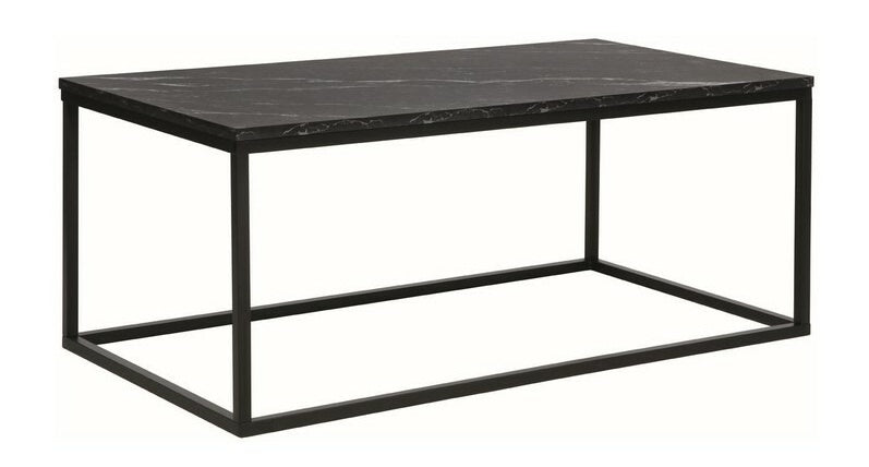 Coffee Table West Seattle | size: Length: 60cm, Width: 110cm, Height: 45cm | color: Black | image: 0 | variant: 1008056
