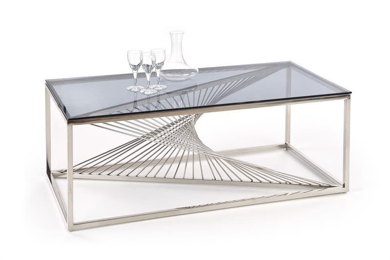 Coffee Table Wigan | size: Length: 60cm, Width: 120cm, Height: 45cm | color: Silver | image: 3 | variant: 1006780