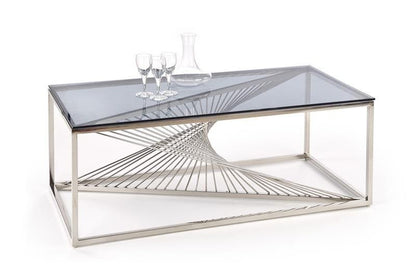 Coffee Table Wigan | size: Length: 60cm, Width: 120cm, Height: 45cm | color: Silver | image: 3 | variant: 1006780