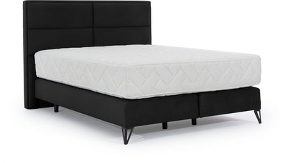 Continental Double Bed Aberdeen | size: Length: 215cm, Width: 140cm, Height: 130cm | color: Black | image: 0 | variant: 1013143