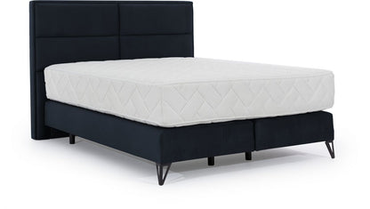 Continental Double Bed Aberdeen | size: Length: 215cm, Width: 140cm, Height: 130cm | color: Blue | image: 0 | variant: 1013131