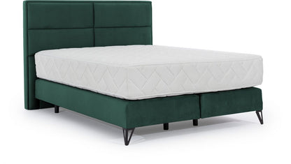 Continental Double Bed Aberdeen | size: Length: 215cm, Width: 140cm, Height: 130cm | color: Green | image: 0 | variant: 1013126