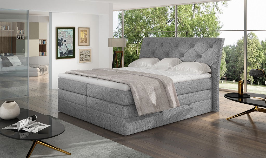 Continental Double Bed Addlestone 2 | size: Length: 215cm, Width: 198cm, Height: 120cm | color: Grande | image: 1 | variant: 1013104