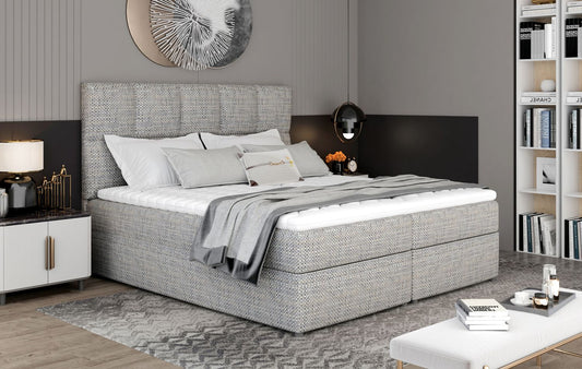 Continental Double Bed East Abercynon | size: Length: 210cm, Width: 145cm, Height: 124cm | color: Berlin | image: 1 | variant: 1012725