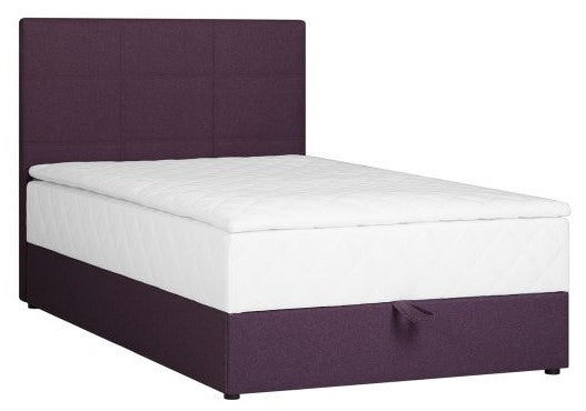 Continental Double Bed East Malmo | size: Length: 210cm, Width: 123cm, Height: 114.5cm | color: Pink | image: 1 | variant: 1005865