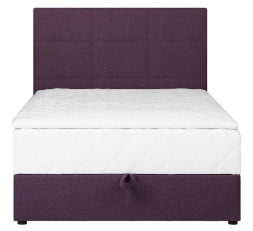 Continental Double Bed East Malmo | size: Length: 210cm, Width: 123cm, Height: 114.5cm | color: Pink | image: 2 | variant: 1005865
