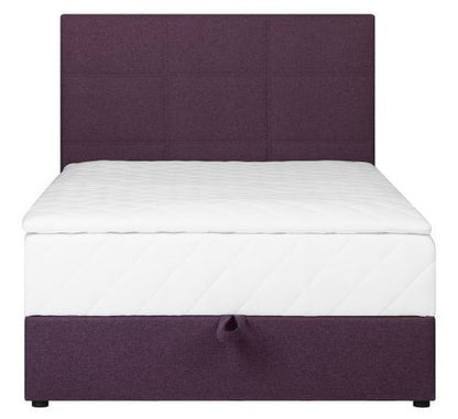 Continental Double Bed East Malmo | size: Length: 210cm, Width: 123cm, Height: 114.5cm | color: Pink | image: 2 | variant: 1005865