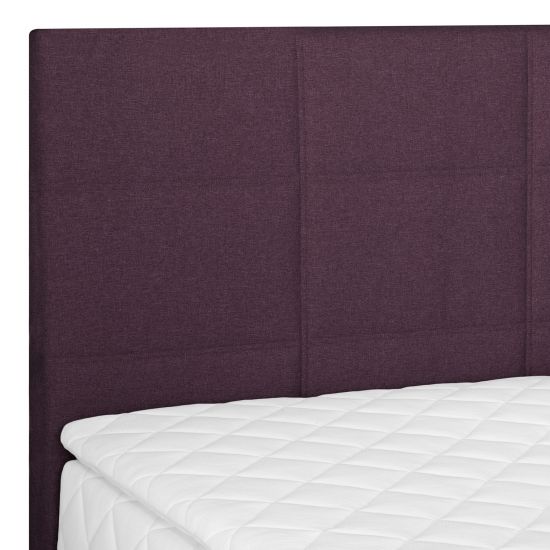 Continental Double Bed East Malmo | size: Length: 210cm, Width: 123cm, Height: 114.5cm | color: Pink | image: 4 | variant: 1005865