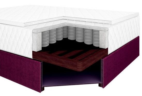 Continental Double Bed East Malmo | size: Length: 210cm, Width: 123cm, Height: 114.5cm | color: Pink | image: 6 | variant: 1005865