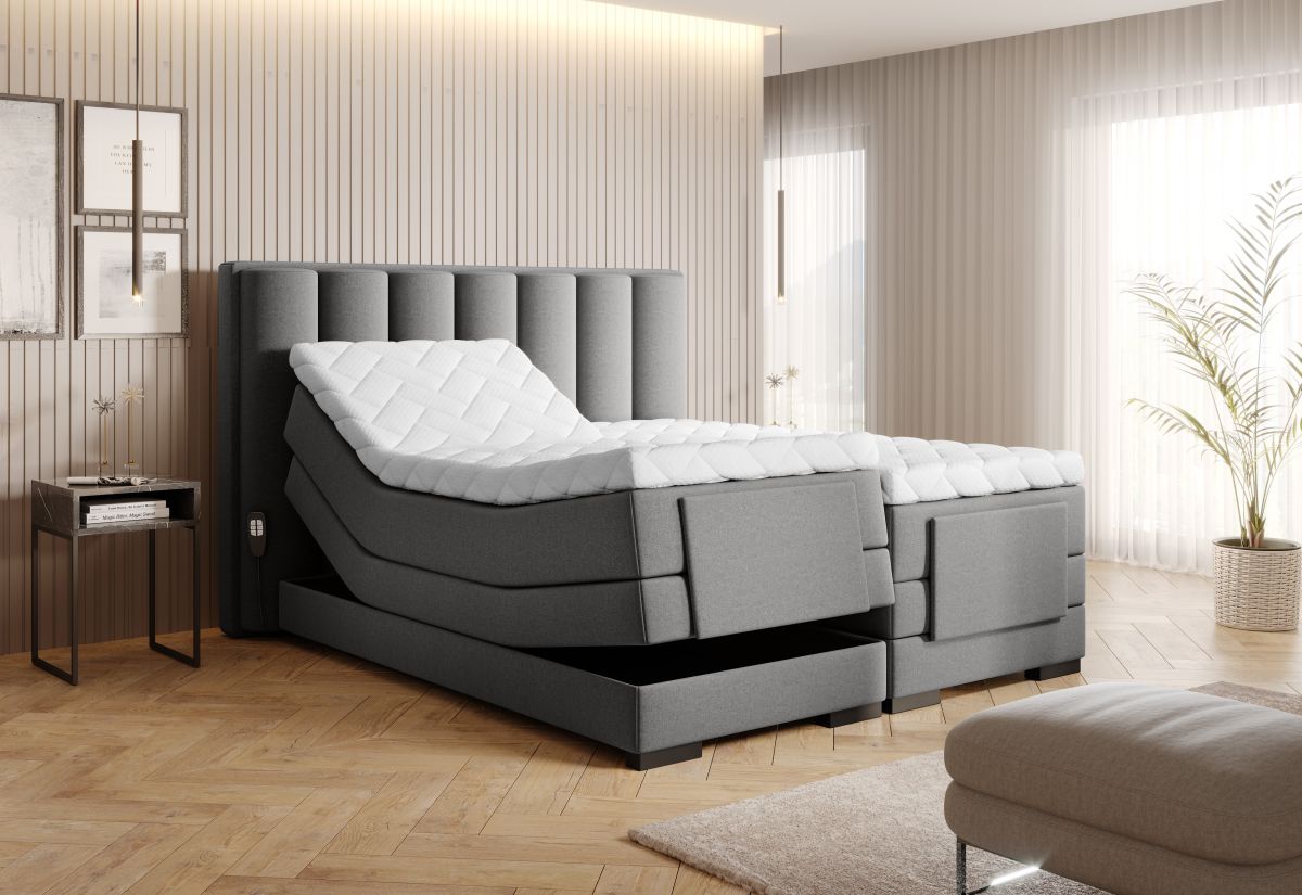Continental Double Bed Kirkwall 1 | size: Length: 217cm, Width: 178cm, Height: 130cm | color: Gojo | image: 1 | variant: 1013301